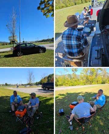 4 pictures of stations in Green Hill Park
